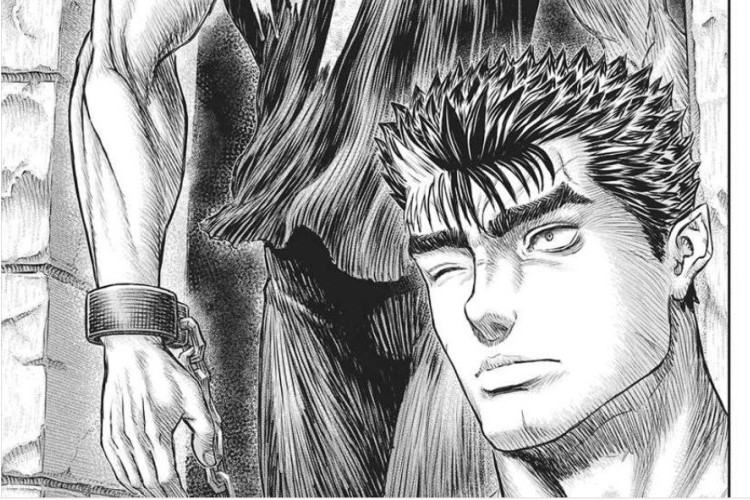 Spoiler và Đọc Manga BERSERK Chương 386 Phụ đề Tiếng Việt, GUTS nỗ lực vực dậy